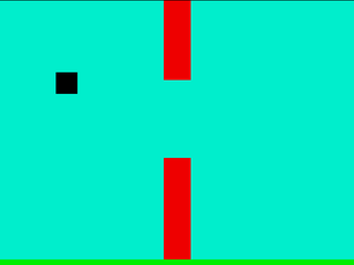 Flappy Square on a Basys 3 FPGA (VGA screen)