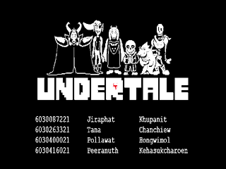 Undertale-style battle on a Basys 3 FPGA (VGA screen)